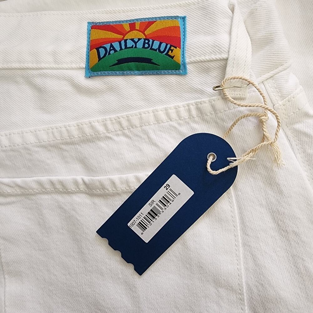 AG Adriano Goldschmied Mantra Barrel Wide Leg Jeans White Bull Denim Sirocco 29 - Picture 4 of 11